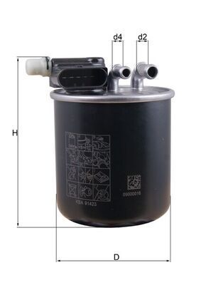 KNECHT YAKIT FİLTRESİ (A6420906552)