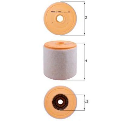 KNECHT HAVA FİLTRESİ 2.0 TDI A6 19> (4K0133844E)