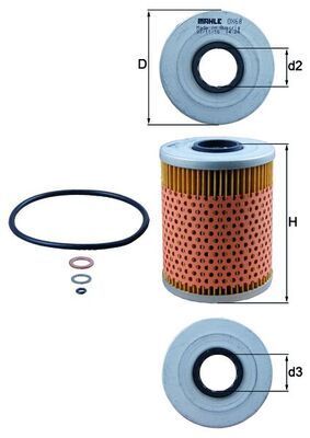 KNECHT YAĞ FİLTRESİ E36 (11421730389)