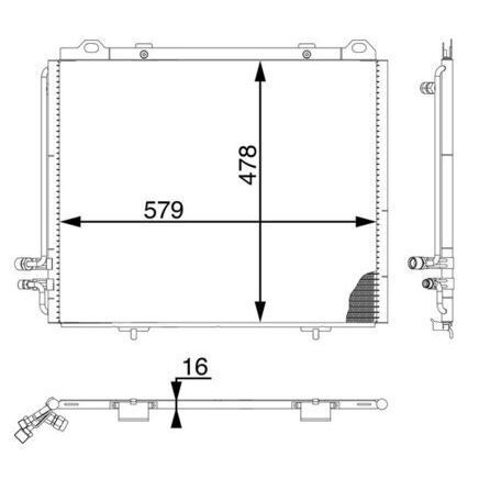 BEHR KLİMA RADYATÖRÜ W210 (A2108300570)