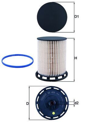 KNECHT YAKIT FİLTRESİ (4M0127434B)