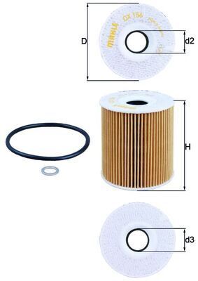 KNECHT YAĞ FİLTRESİ. M57. E38-E39-E46-E53. RANGE ROVER. 306D1. OMEGA V94. (11422247392)