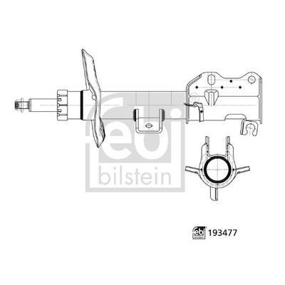 FEBI AMORTİSÖR ÖN W639 (A6393206013)