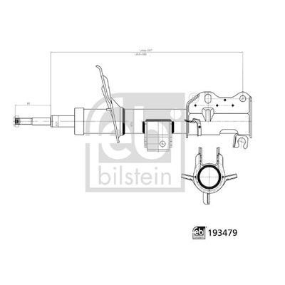 FEBI AMORTİSÖR ÖN W639 (A6393207213)