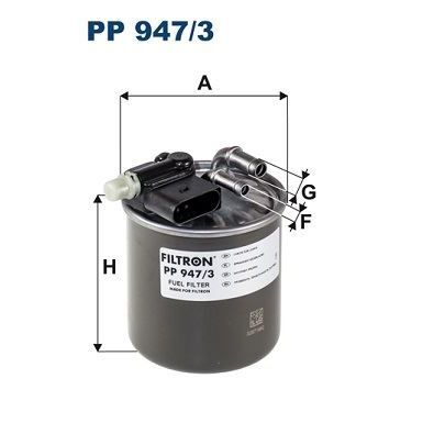 FILTRON YAKIT FİLTRESİ 176/242/246 (A6420906552)