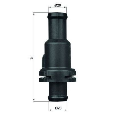BEHR THERMO TERMOSTAT 80 °C GOLF V/JETTA II/PASSAT 2.0 (4E0121113)
