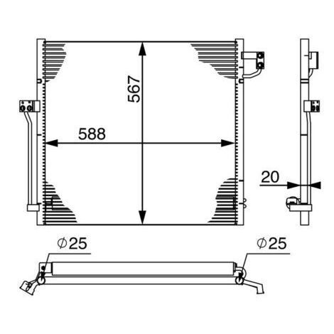BEHR KLİMA RADYATÖRÜ W166 (A0995000002)