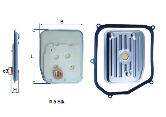 KNECHT ŞANZ. FİLTRESİ KİT GOLF BORA (01M325429)