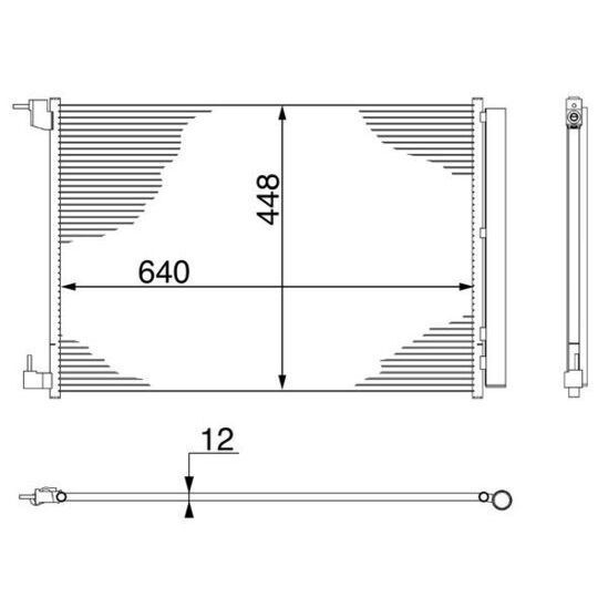 BEHR KLİMA RADYATÖRÜ W205/W213 (A0995001354)