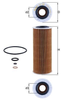 KNECHT YAĞ FİLTRESİ M47 N (11427787697)