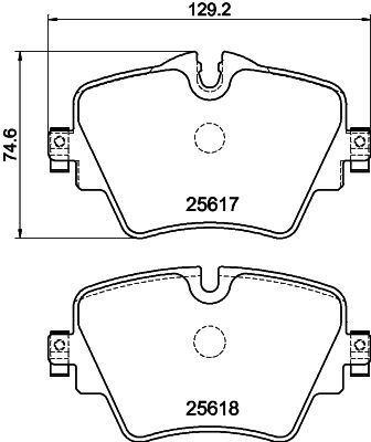 HELLA PAGID ÖN FREN BALATASI. G01-G20-G30-F40-F45-F48. (34106860019)