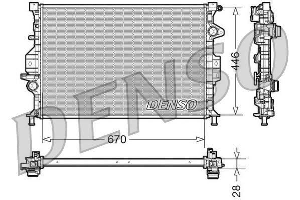 DENSO SU RADYATÖRÜ FREELANDER 2/EVOQUE 2,2/TD4 (LR039530)