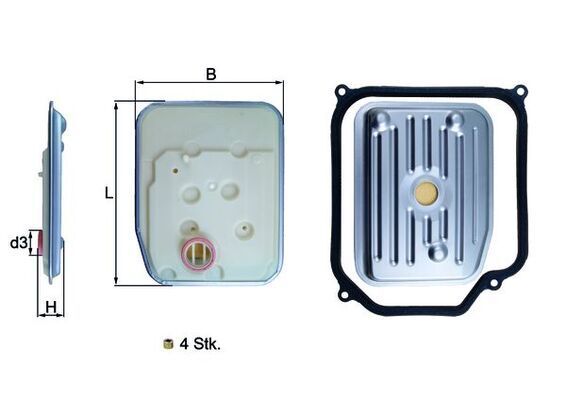 KNECHT ŞANZIMAN FİLTRESİ GOLF/BORA (01M325429)