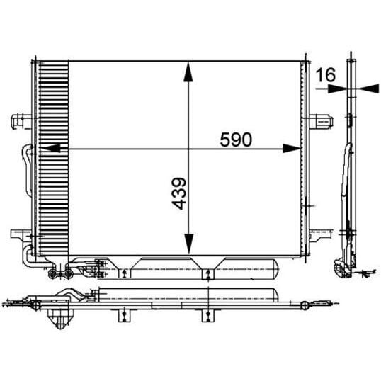 BEHR KLİMA RADYATÖRÜ W211 (A2115001154)