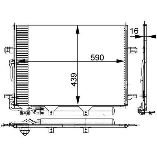 BEHR KLİMA RADYATÖRÜ W211 (A2115001154)