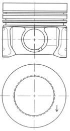 KOLBENSCHMIDT PİSTON 79,50 MM (STD) GOLF/PASSAT/A3/CAY 1.6 TDI (03L107065J)