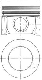 KOLBENSCHMIDT PİSTON 79,50 MM (STD) GOLF/PASSAT/A3/CAY 1.6 TDI (03L107065J)