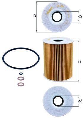 KNECHT YAĞ FİLTRESİ E90/E92/E93 (11427837997)
