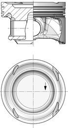 KOLBENSCHMIDT PİSTON. STD M274. 83.00 MM. A2740300900 (A2740302417)