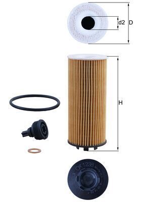 KNECHT YAĞ FİLTRESİ X1 F48 MINI F56 (11428593186)