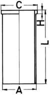 KOLBENSCHMIDT SİLİNDİR GÖMLEĞİ (88 MM) STD M611-W203 (A6110110010)