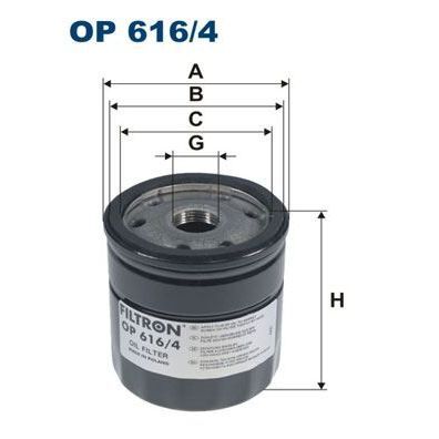 FILTRON YAĞ FİLTRESİ POLO 1.4 TDI 14> (03L115561A)