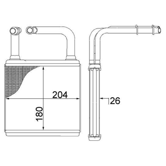 BEHR KALORİFER RADYATÖRÜ W211 (A2118300361)