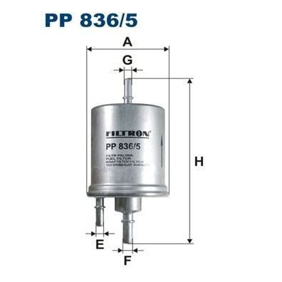 FILTRON YAKIT FİLTRESİ A6 1,8 T (4F0201511D)